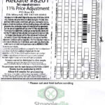 Did Menards Have An 11 Rebate For 2-2-17