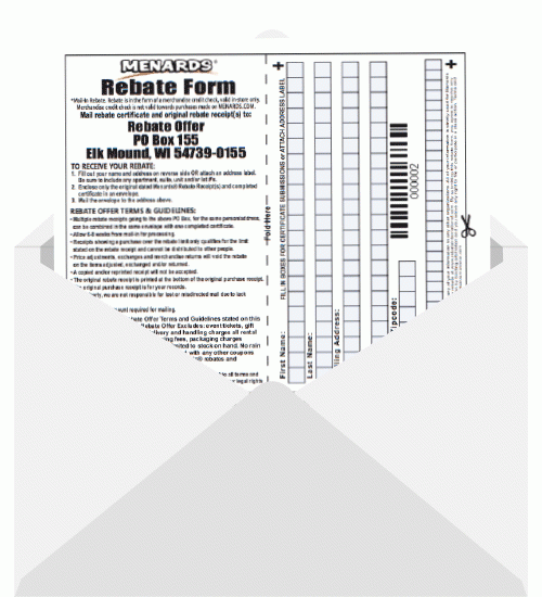 How To Submit Menards Rebates