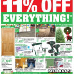 Menards 11 Percent Rebate 2 Week Before