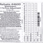 Menards 11 Rebate Adjustment Form