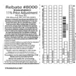 Menards 11 Rebate Schedule August 2022