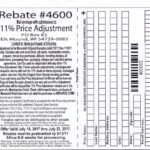 Menards Adjustment Rebate 2022