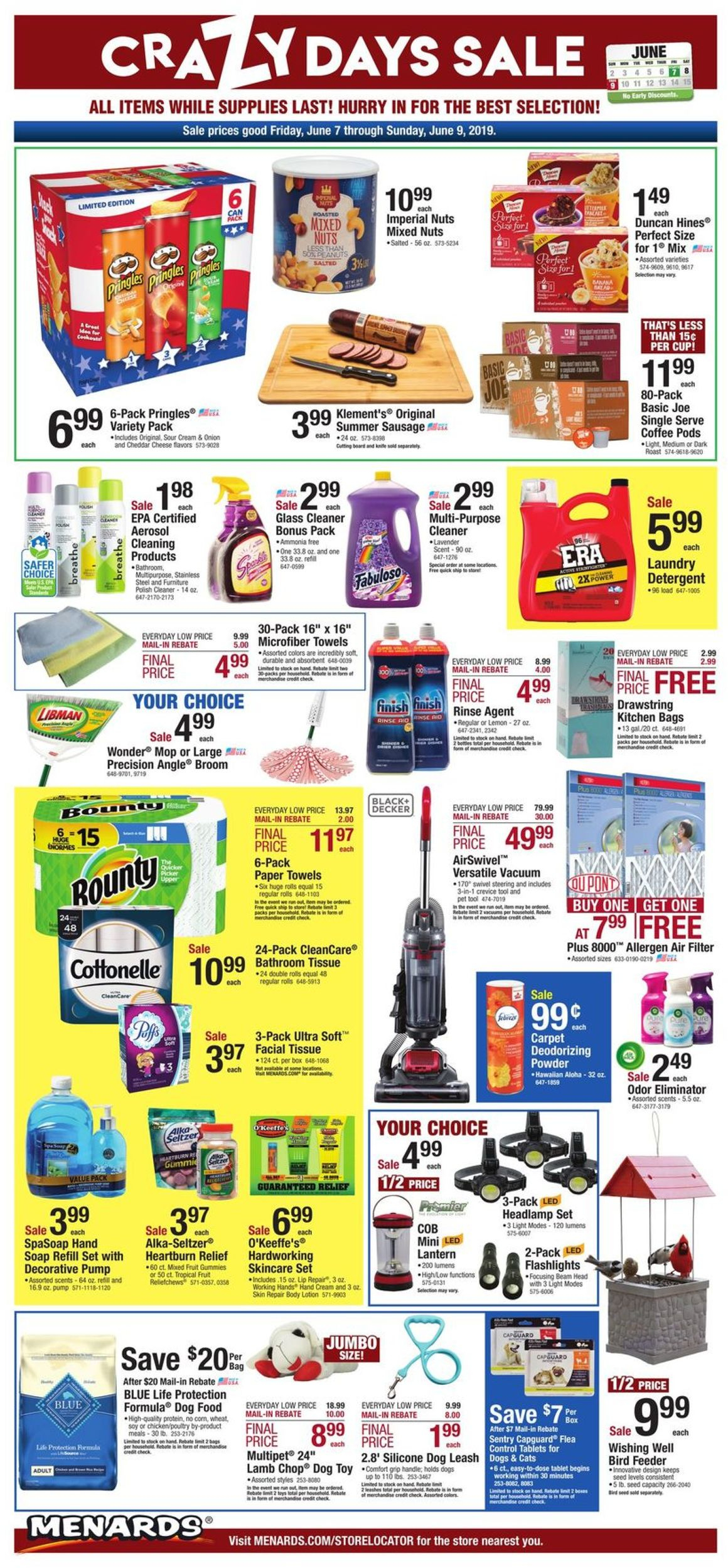 Menards Current Rebates