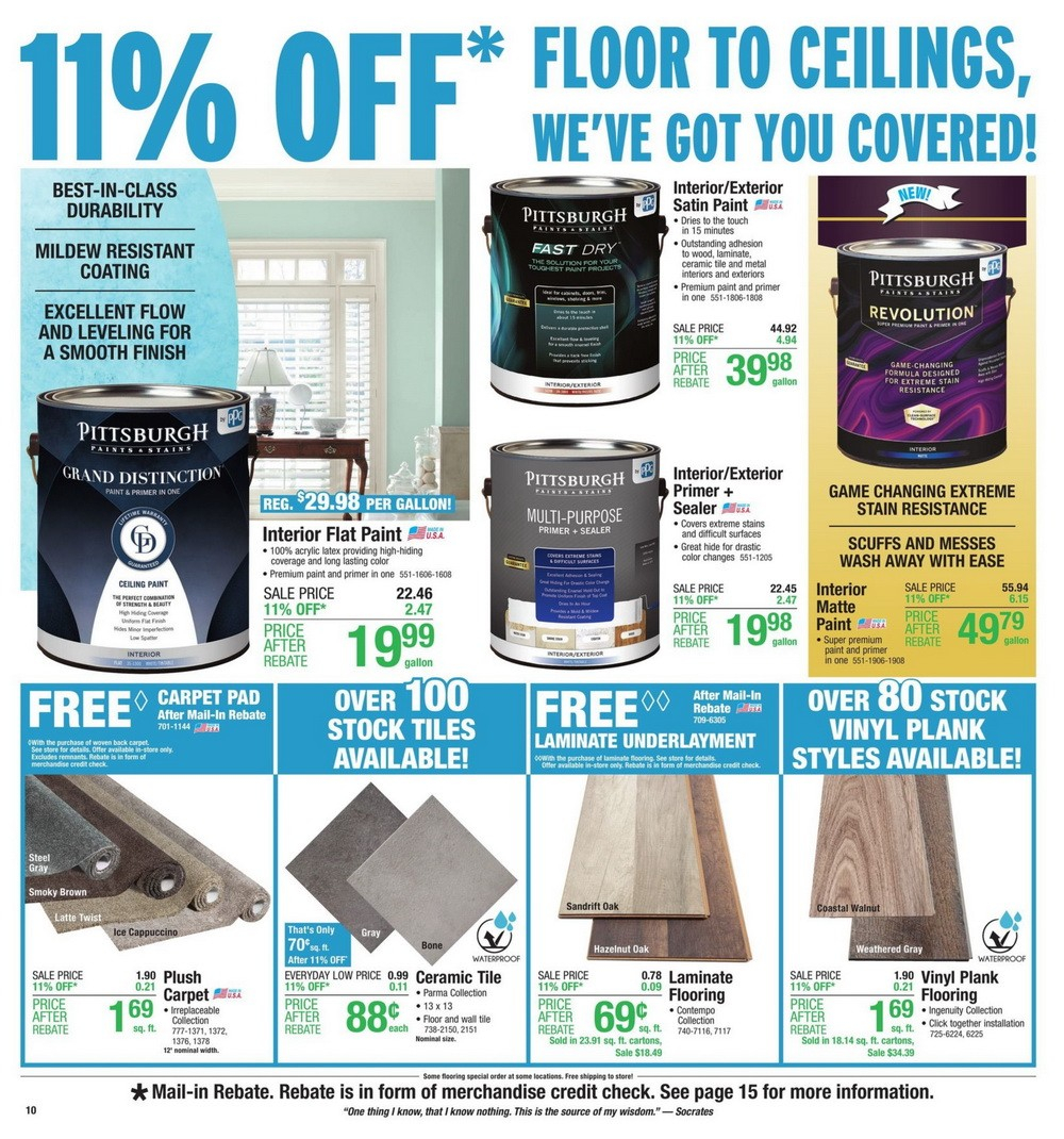 Menards Flooring 11 Rebate