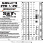 Menards Rebate 6119 Form