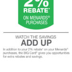 Menards Rebate Big Card