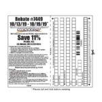 Menards Rebate Form 1437