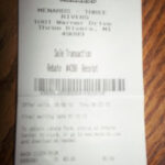 Menards Rebate Receipt 3448