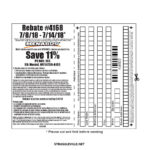 Menards Rebate Receipt 4488