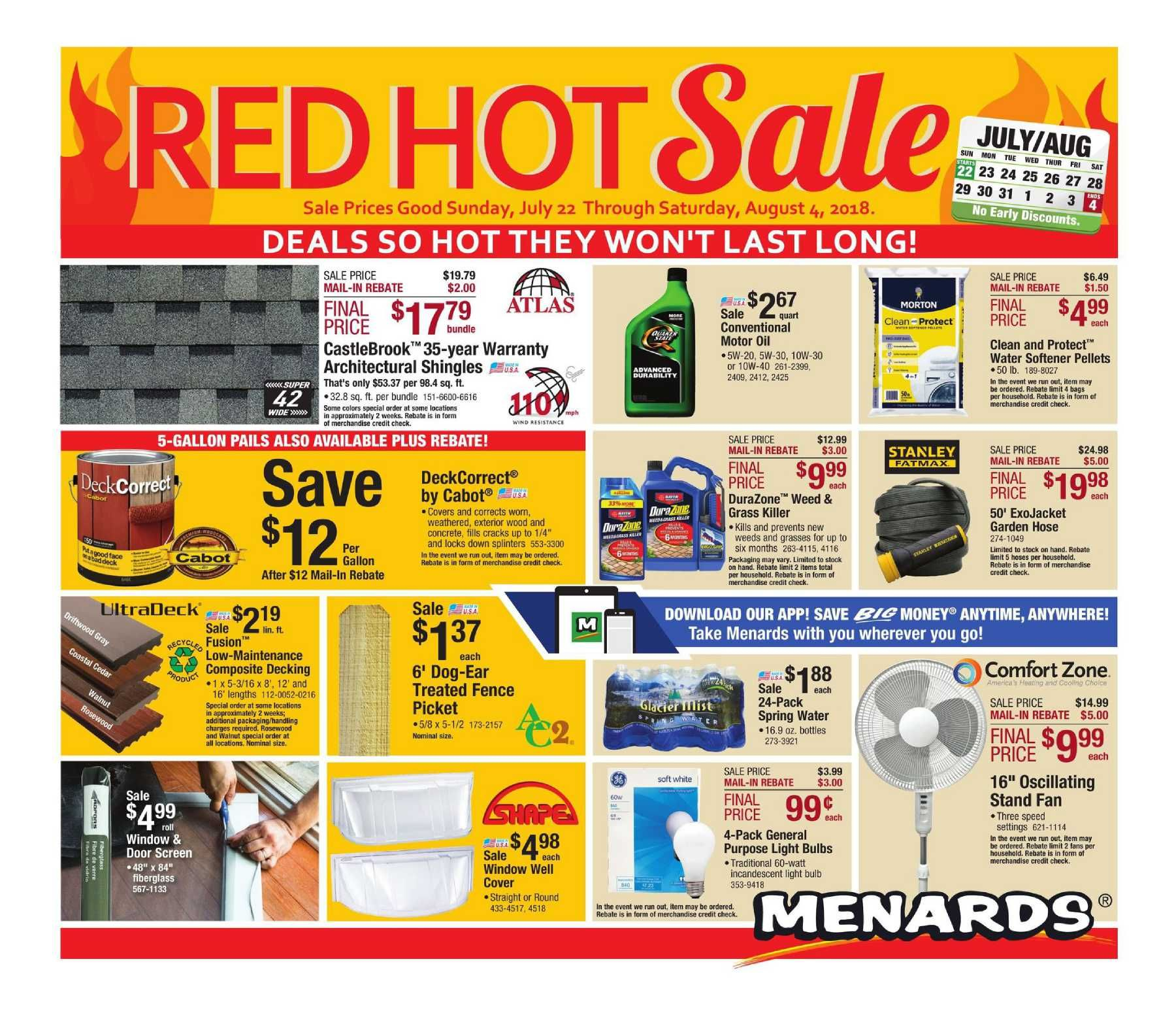 Menards Rebate That Starts Sunday