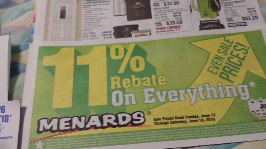 Pastdue Menards Rebates